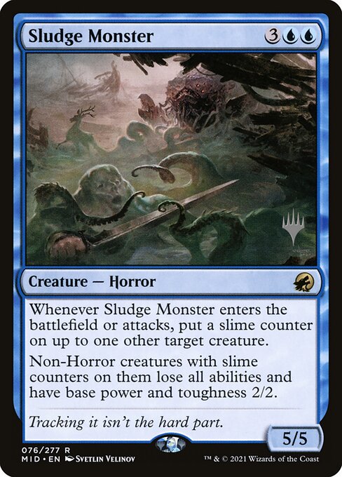 Sludge Monster from Innistrad: Midnight Hunt Promos