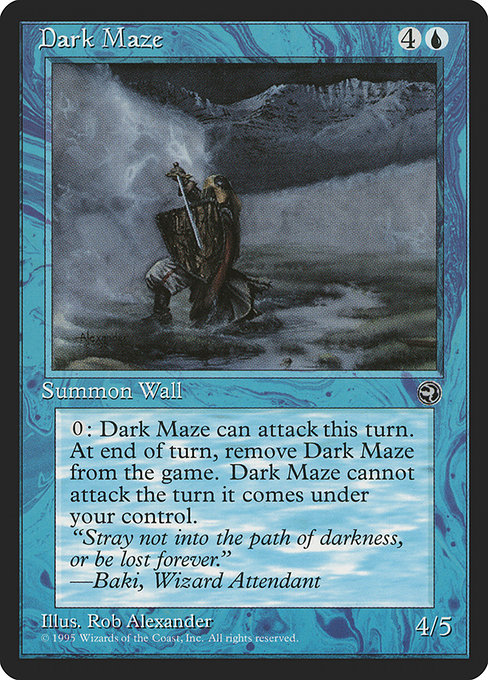 Dark Maze from Homelands