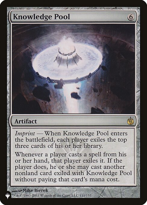 Knowledge Pool highlighted card art