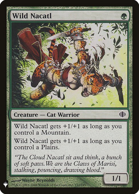 Wild Nacatl from The List