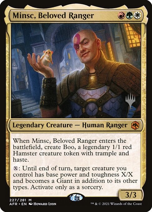 Minsc, Beloved Ranger from Adventures in the Forgotten Realms Promos