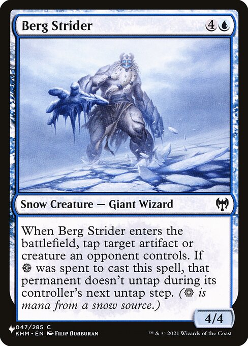 Berg Strider highlighted card art