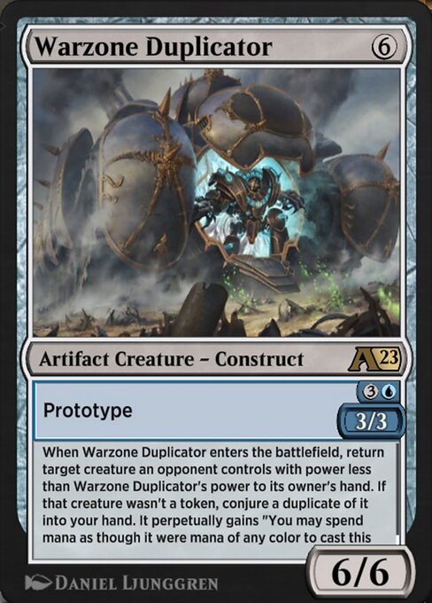 Warzone Duplicator highlighted card art