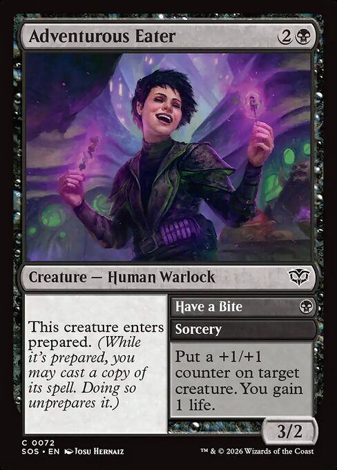 Adventurous Eater // Have a Bite from Secrets of Strixhaven