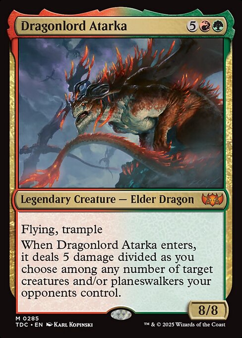 Dragonlord Atarka highlighted card art