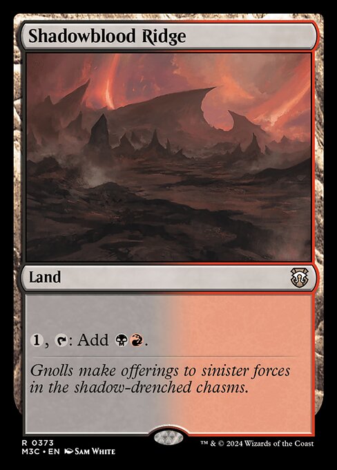 Shadowblood Ridge from Modern Horizons 3 Commander