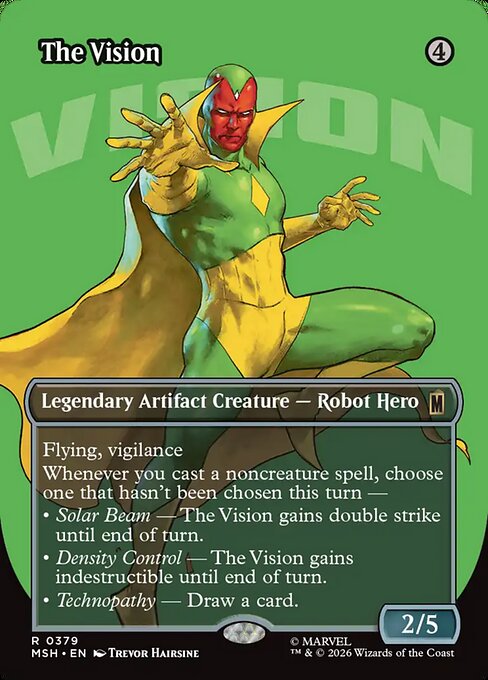 The Vision from Marvel Super Heroes