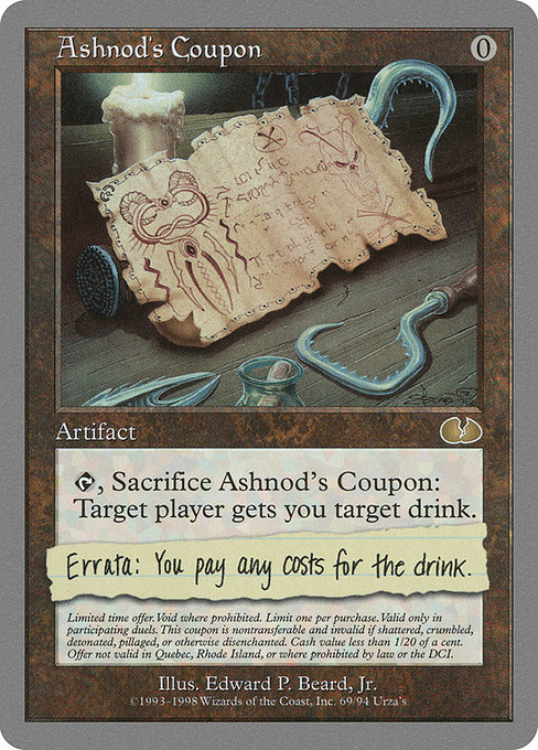 Ashnod's Coupon from Unglued