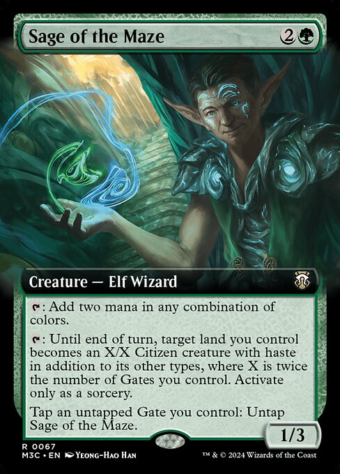 Sage of the Maze from Modern Horizons 3 Commander