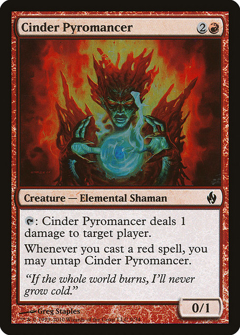 Cinder Pyromancer highlighted card art