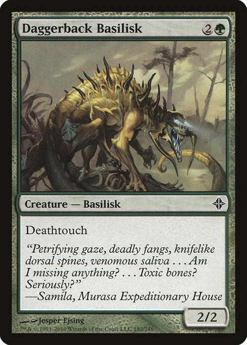 Daggerback Basilisk from Rise of the Eldrazi
