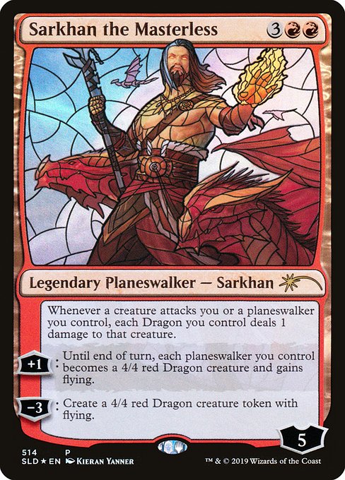 Sarkhan the Masterless from Secret Lair Drop