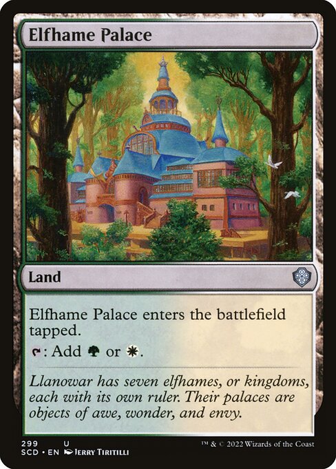 Elfhame Palace from Starter Commander Decks