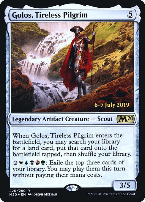 Golos, Tireless Pilgrim from Core Set 2020 Promos
