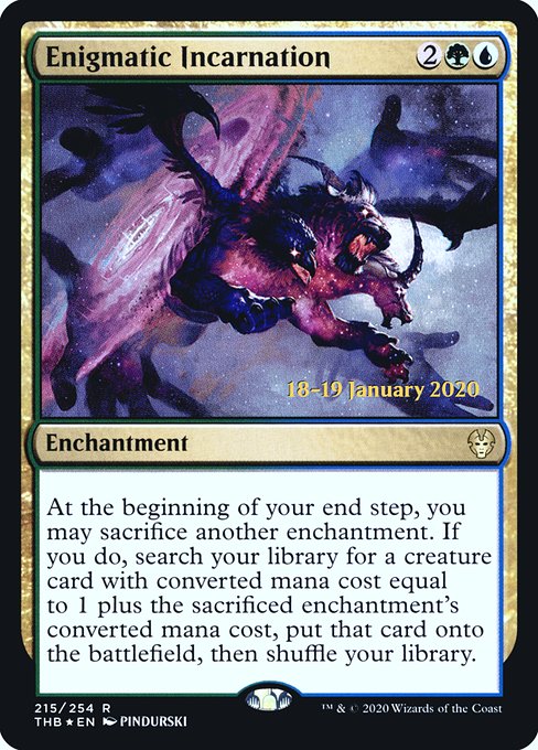 Enigmatic Incarnation from Theros Beyond Death Promos