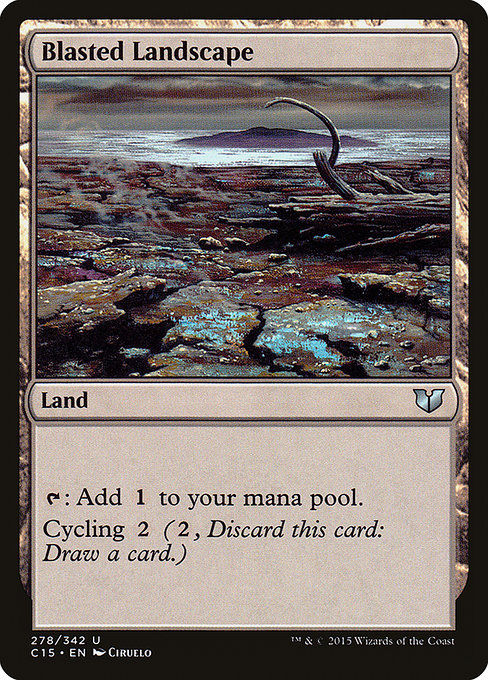 Blasted Landscape from Commander 2015
