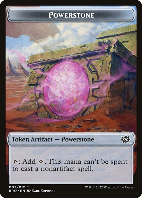 Powerstone highlighted card art