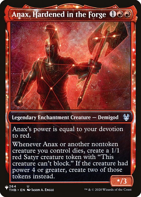 Anax, Hardened in the Forge from The List