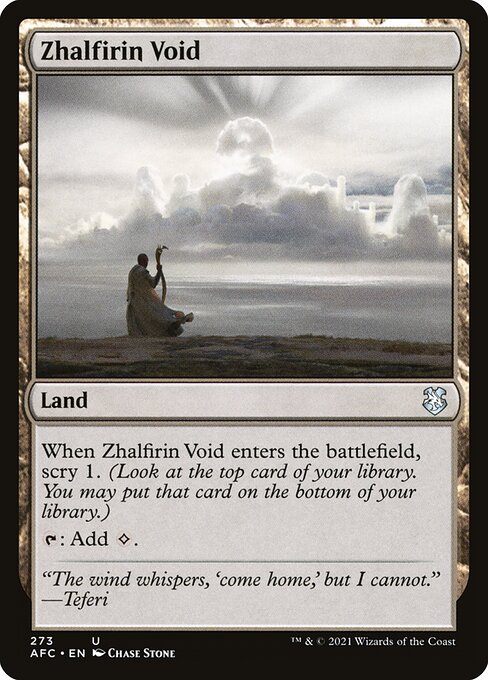 Zhalfirin Void from Forgotten Realms Commander