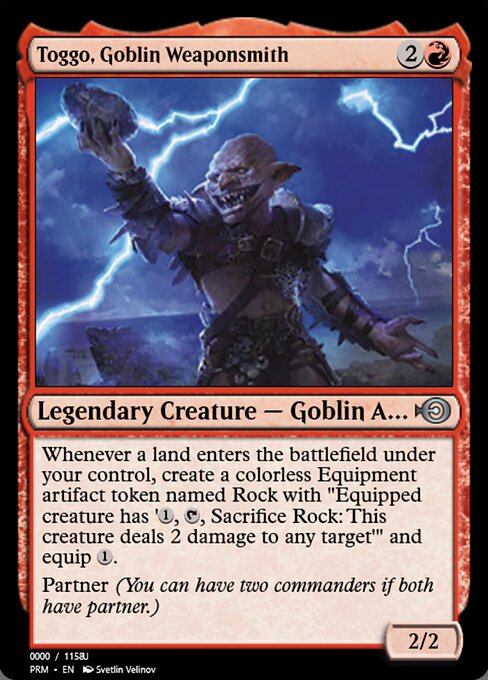 Toggo, Goblin Weaponsmith from Magic Online Promos