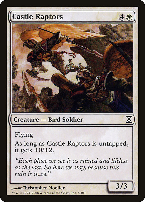 Castle Raptors from Time Spiral