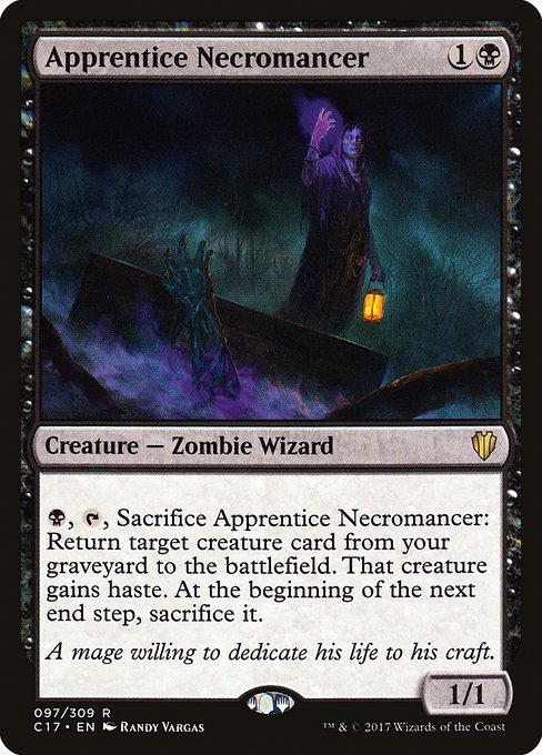 Apprentice Necromancer from Commander 2017