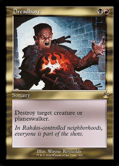 Dreadbore from Ravnica Remastered