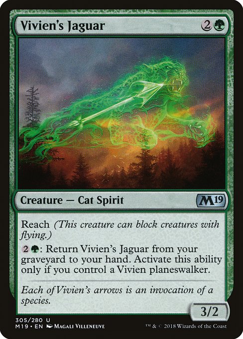 Vivien's Jaguar highlighted card art