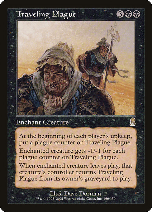 Traveling Plague highlighted card art