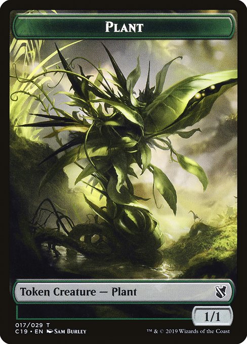 Plant highlighted card art