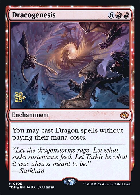 Dracogenesis from Tarkir: Dragonstorm Promos