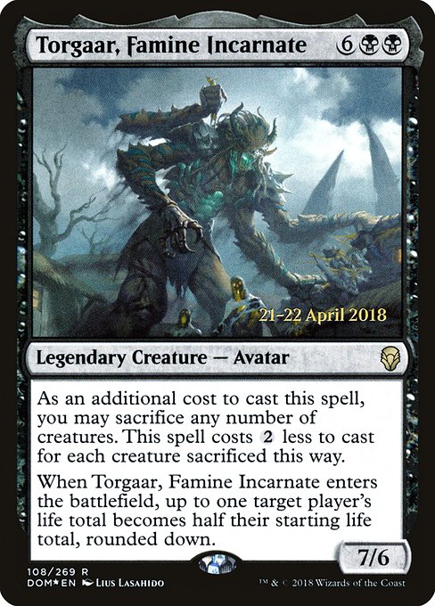 Torgaar, Famine Incarnate from Dominaria Promos