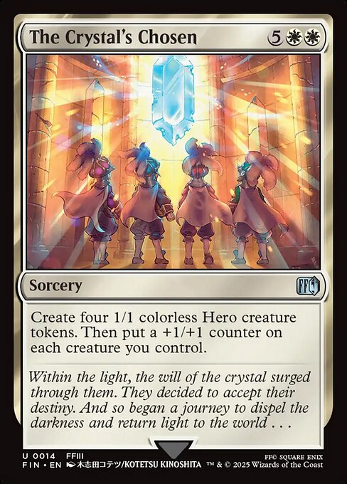 The Crystal's Chosen highlighted card art