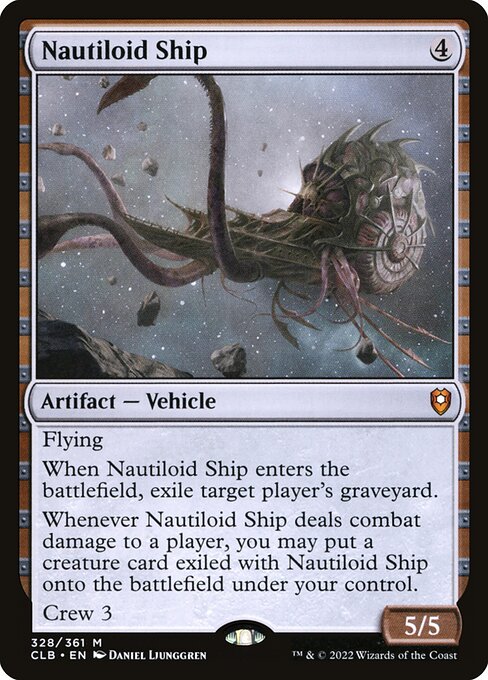 Nautiloid Ship from Commander Legends: Battle for Baldur's Gate