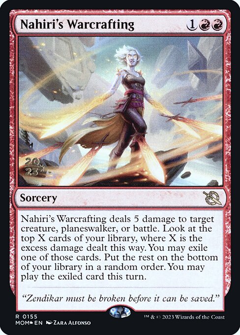 Nahiri's Warcrafting from March of the Machine Promos