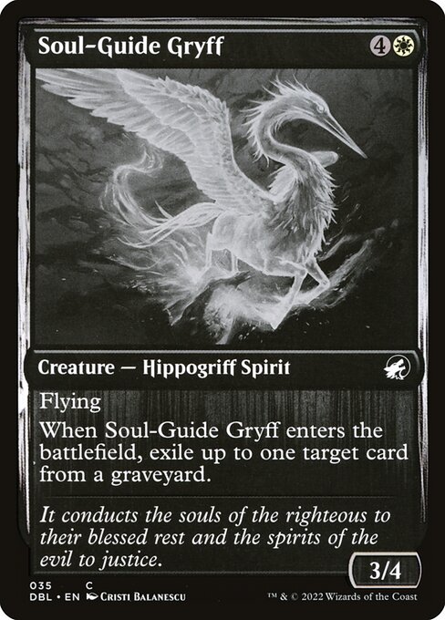 Soul-Guide Gryff from Innistrad: Double Feature