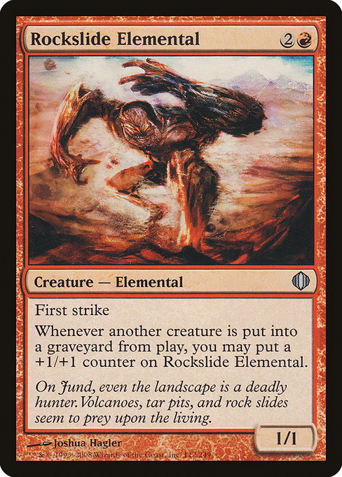 Rockslide Elemental from Shards of Alara