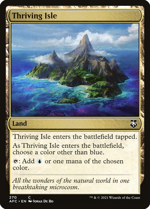 Thriving Isle from Forgotten Realms Commander