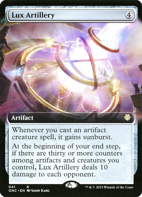 Lux Artillery from Phyrexia: All Will Be One Commander