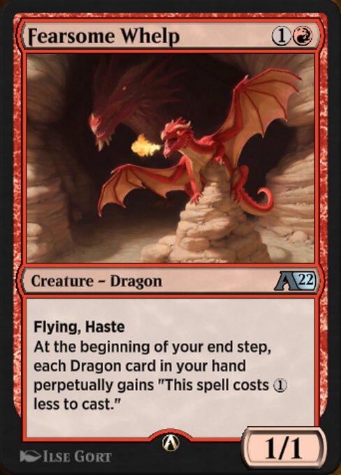 Fearsome Whelp highlighted card art