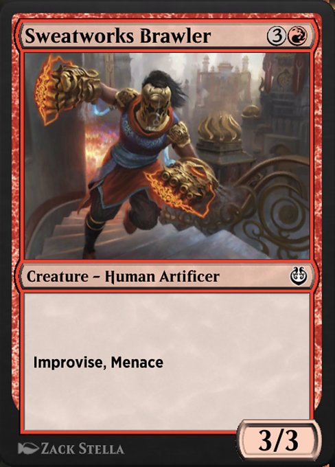 Sweatworks Brawler highlighted card art