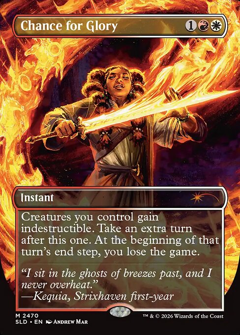 Chance for Glory highlighted card art