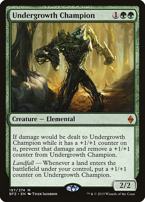 Undergrowth Champion from Battle for Zendikar