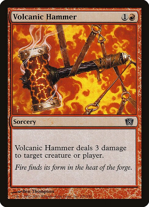 Volcanic Hammer from Eighth Edition
