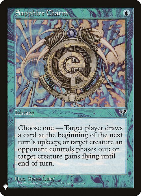 Sapphire Charm highlighted card art