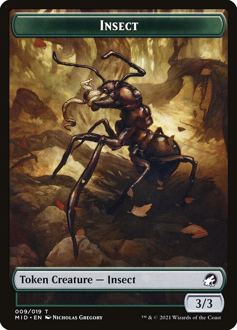 Insect highlighted card art