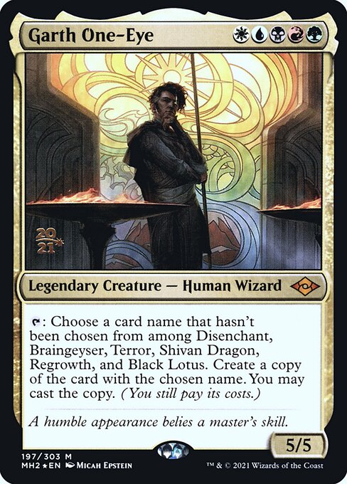 Garth One-Eye from Modern Horizons 2 Promos
