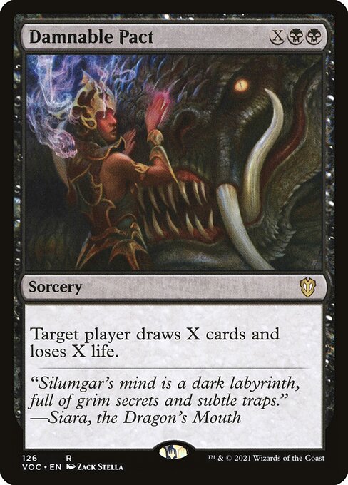 Damnable Pact from Crimson Vow Commander