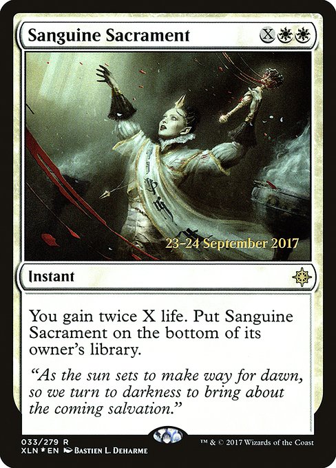 Sanguine Sacrament from Ixalan Promos
