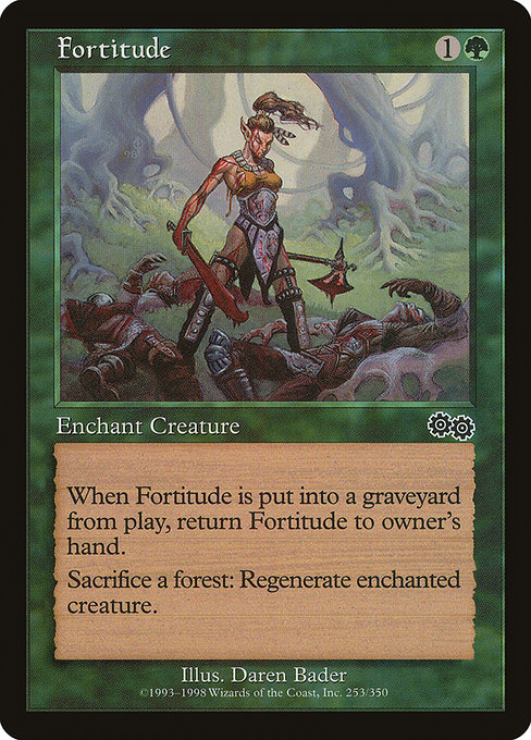 Fortitude highlighted card art